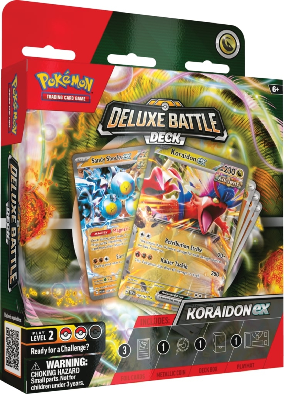 Pokemon TCG: Koraidon Ex Deluxe тесте за игра