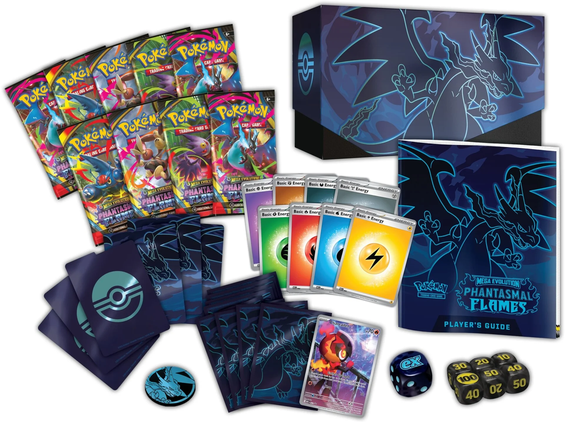 Pokemon TCG - Mega Evolution: Phantasmal Flames Elite Trainer Box