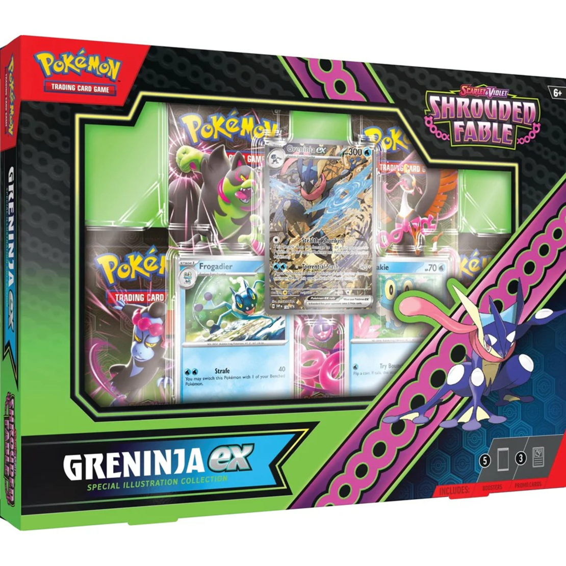 Pokemon TCG Scarlet & Violet 6.5 Shrouded Fable - Greninja ex Special Illustration Collection