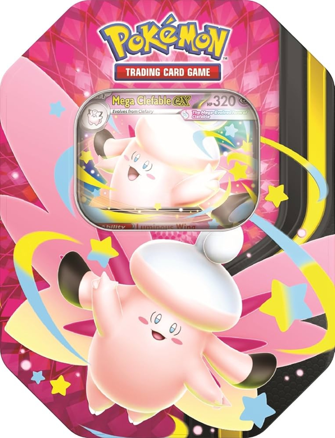 Pokémon TCG: Mega Moonlit Tin (ФРЕНСКИ ЕЗИК)