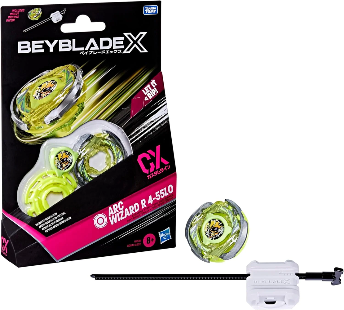 PRE-ORDER: Beyblade X - Arc Wizard R 4-55 LO CX Стартов пакет