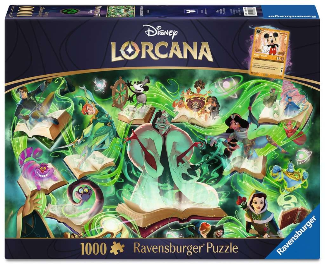 PRE-ORDER: Disney Lorcana -  Пъзел Glimmers of the Realm: Emerald (1000 части)