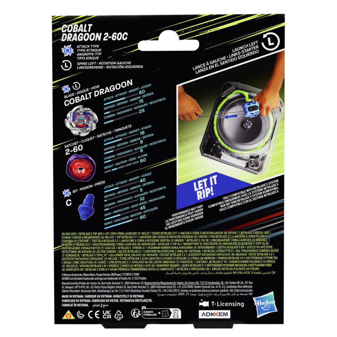 Beyblade X - Cobalt Dragoon 2-60C