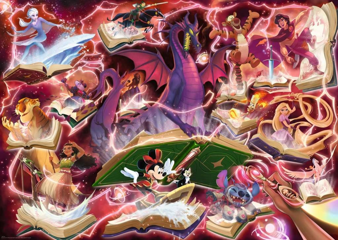 PRE-ORDER: Disney Lorcana -  Пъзел Glimmers of the Realm: Ruby (1000 части)