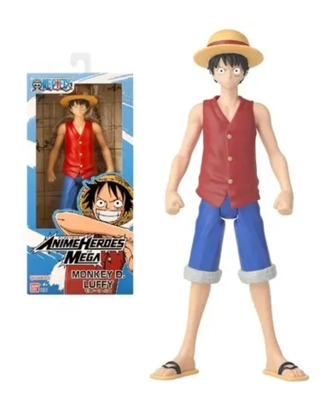 Bandai Anime Heroes - One Piece - Monkey D. Luffy Mega Екшън Фигурка