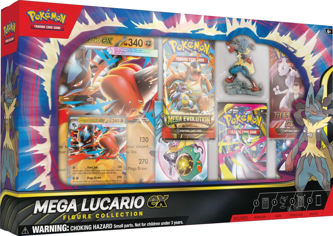 Pokemon TCG - Mega Lucario ex Figure Collection