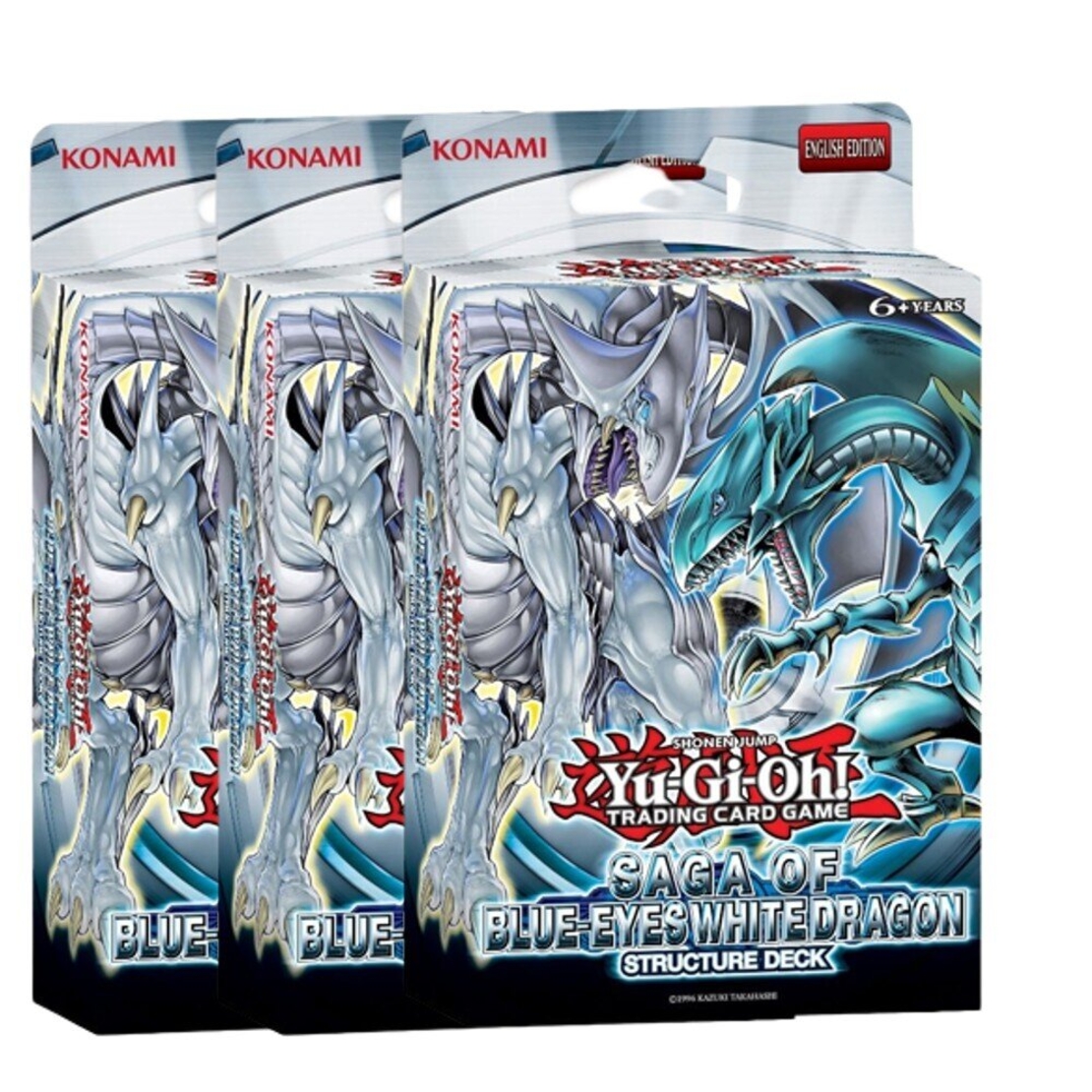 Yu-Gi-Oh TCG Structure Deck Saga of Blue-Eyes White Dragon (3 тестета)