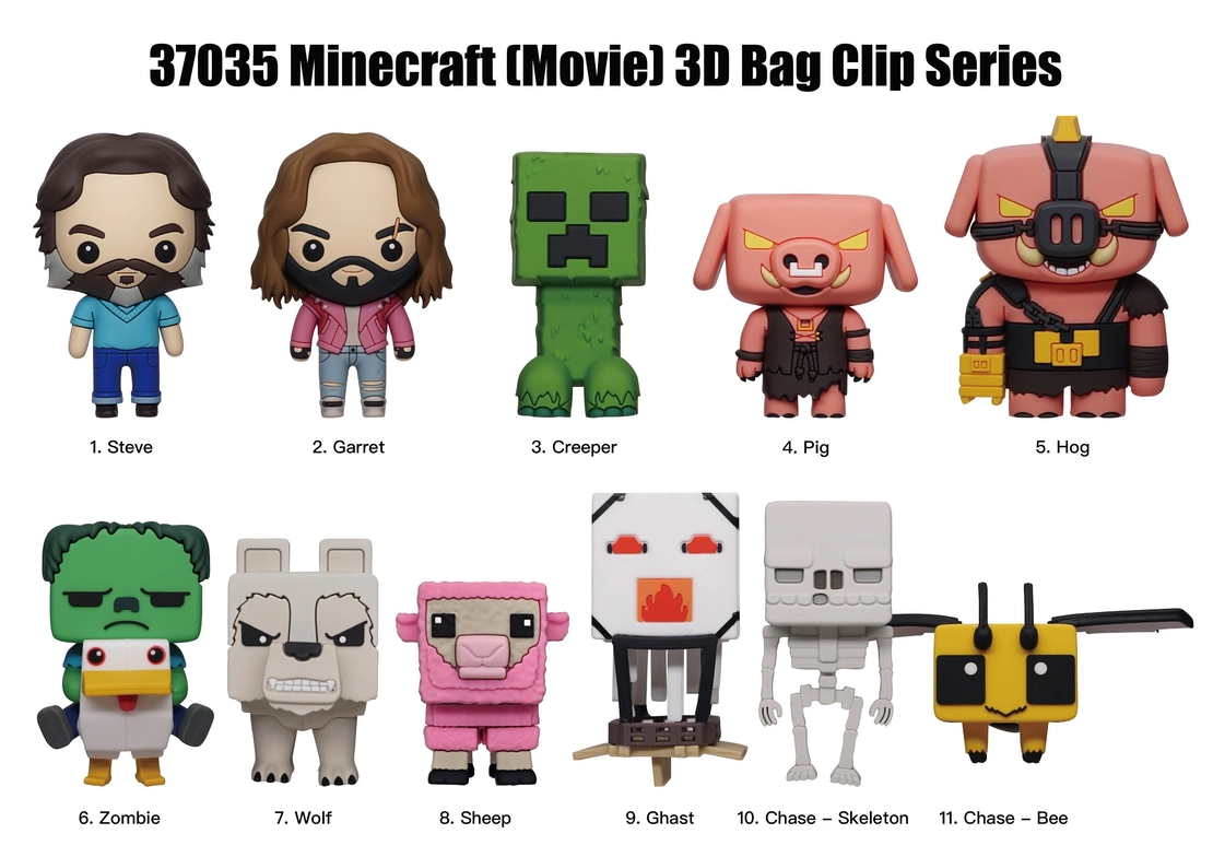 Minecraft Movie - 3D Фигурка Късметче