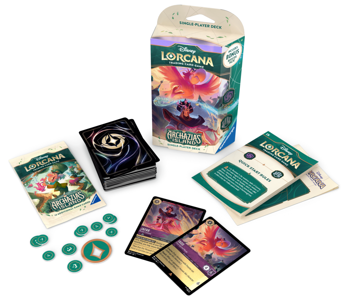Disney Lorcana TCG: Стартово тесте за игра - Archazia's Island  - Iago & Jafar