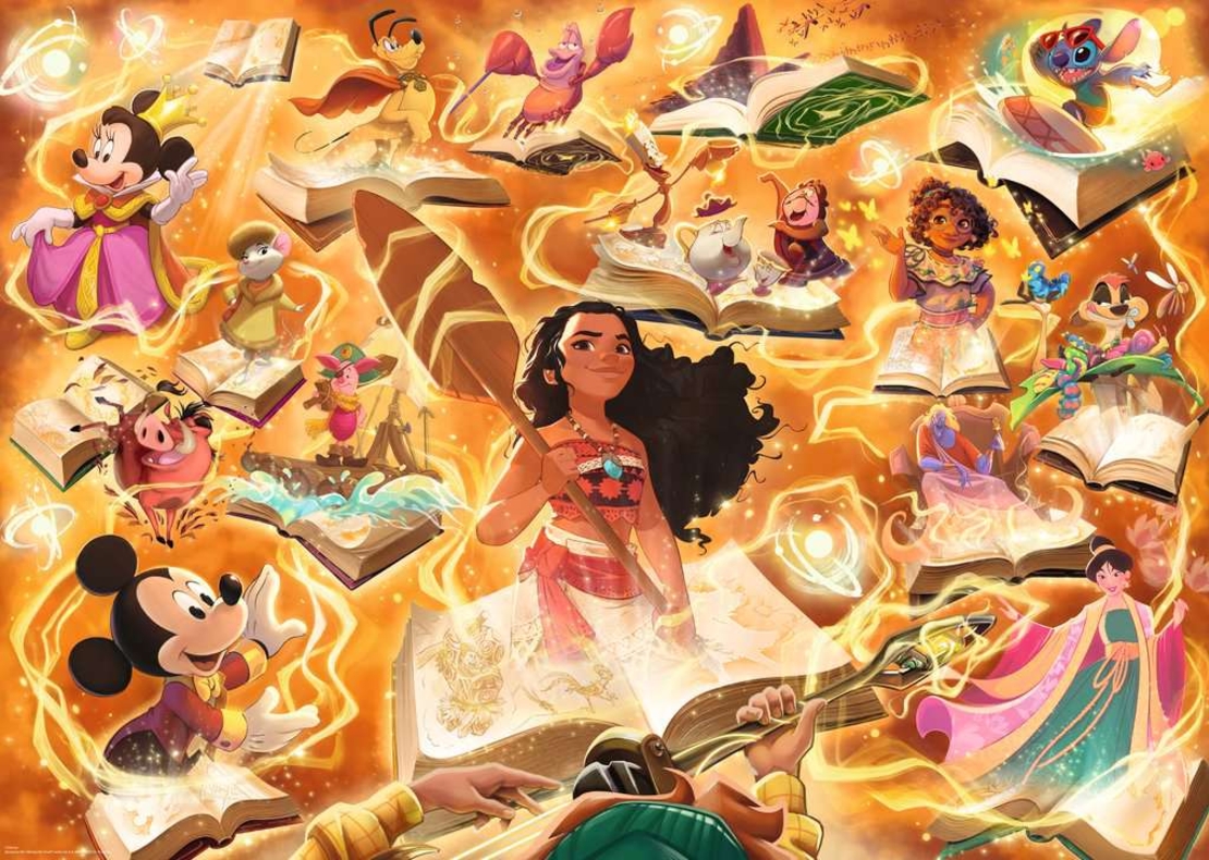 PRE-ORDER: Disney Lorcana -  Пъзел Glimmers of the Realm: Amber (1000 части)