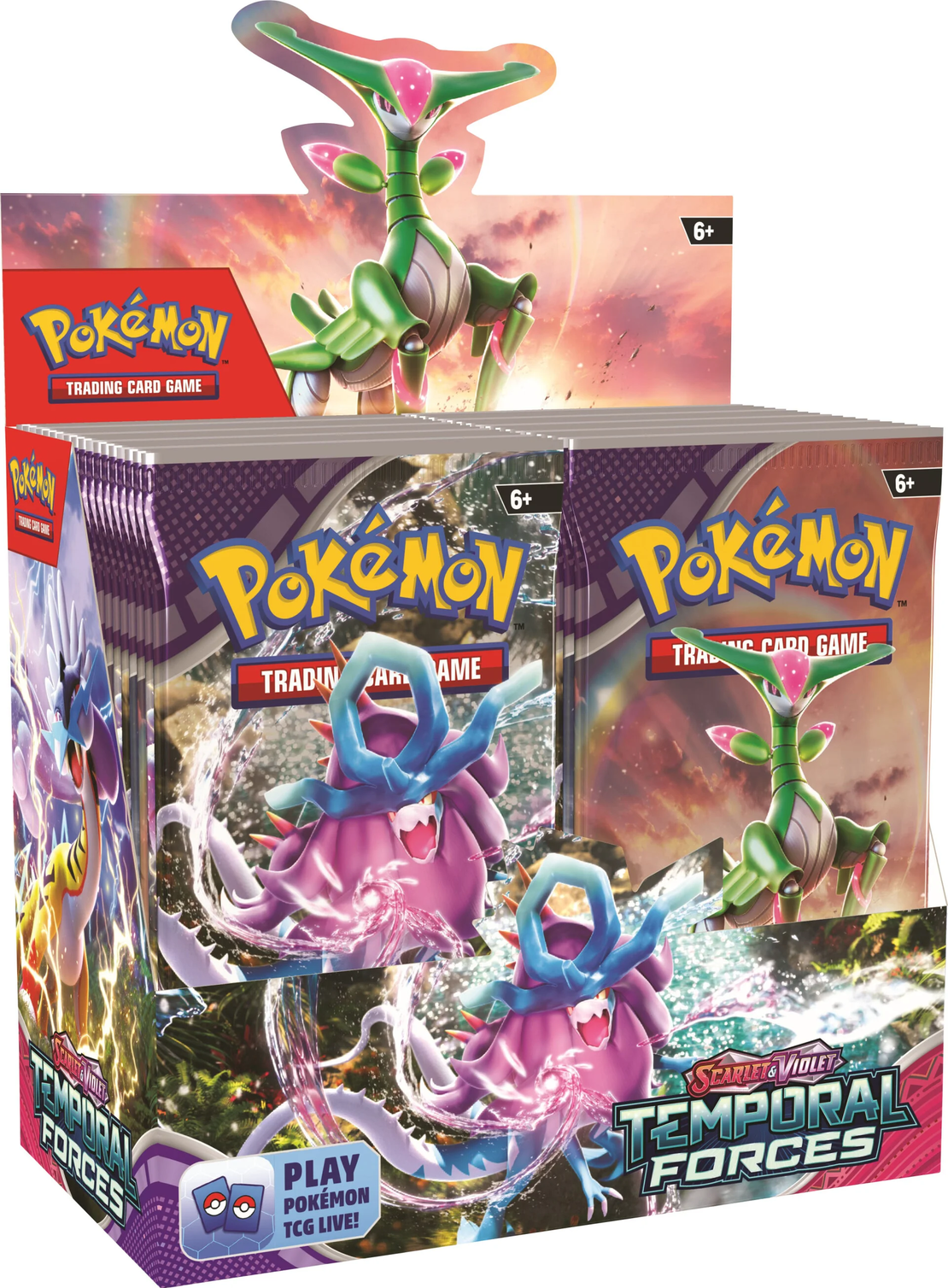 Pokemon TCG: Scarlet & Violet - Temporal Forces Бустер кутия (36 бустера)