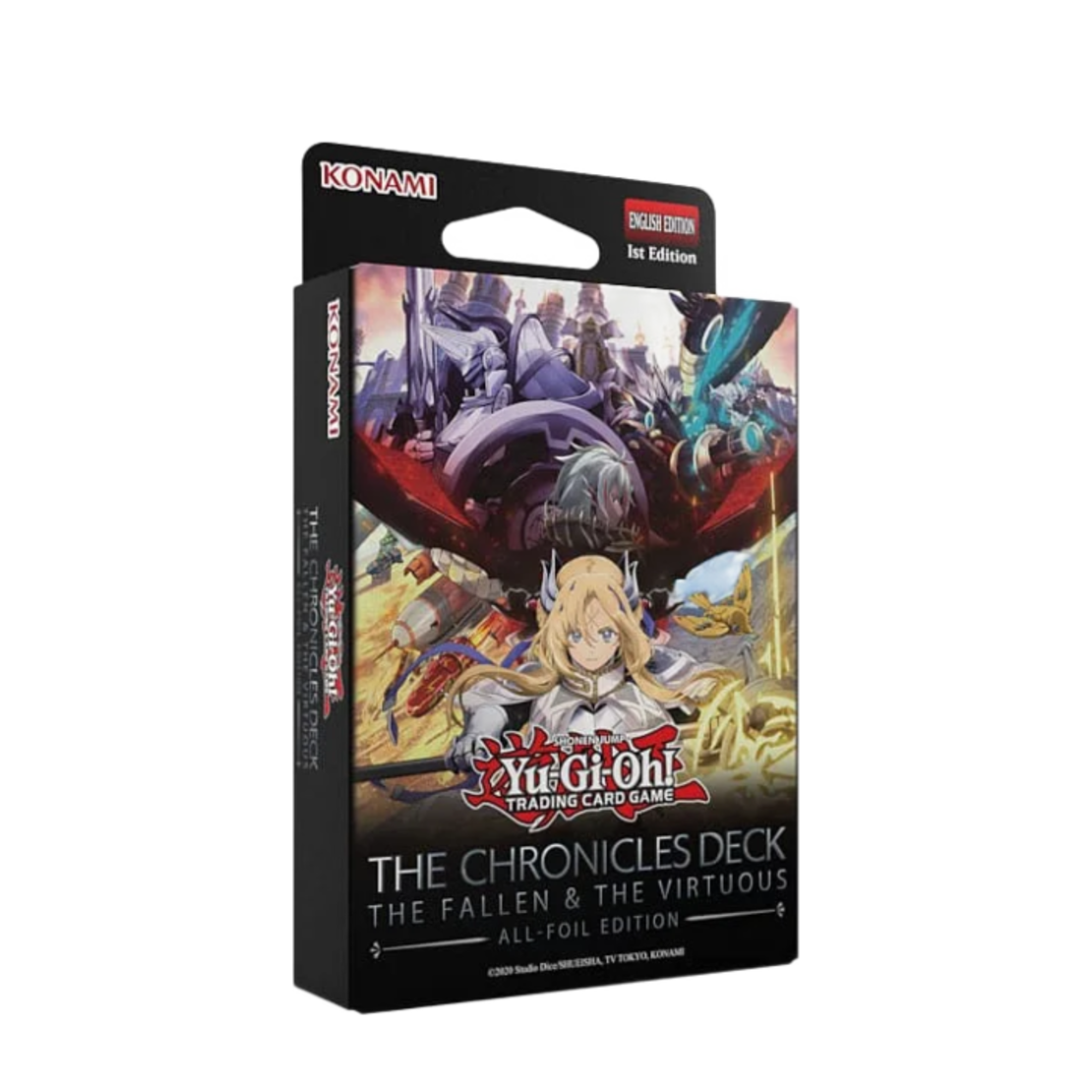 PRE-ORDER: Yu-Gi-Oh! TCG The Chronicles Deck: The Fallen & The Virtuous ( фойл тесте за игра)