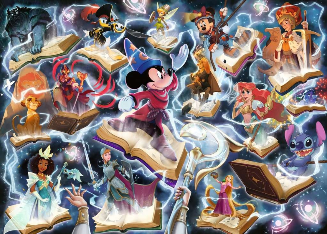 PRE-ORDER: Disney Lorcana -  Пъзел Glimmers of the Realm: Steel (1000 части)