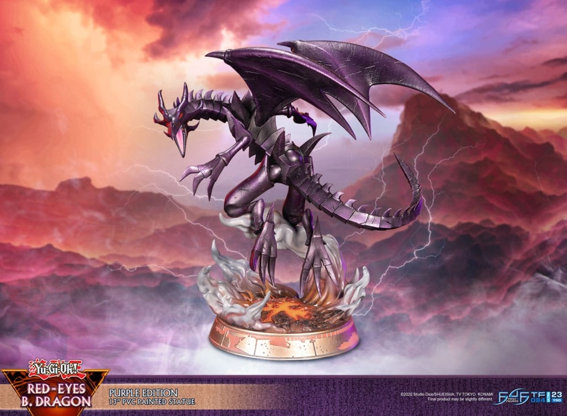 Yu-Gi-Oh - Red-Eyes Dragon (Purple Version) Колекционерска Фигурка