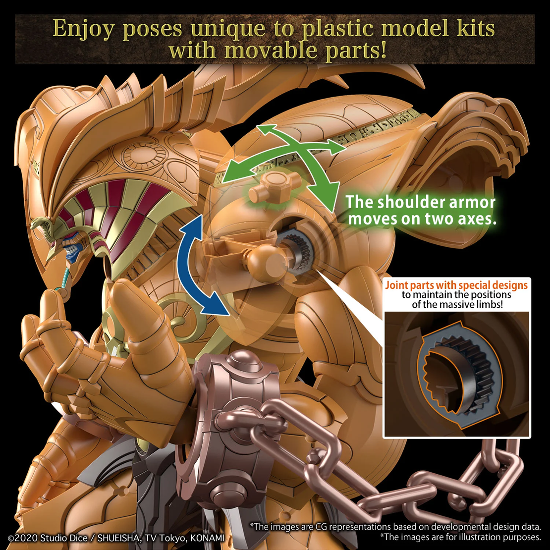 Yu-Gi-Oh The Legendary Exodia - Figure-rise Standard Amplified Model Kit