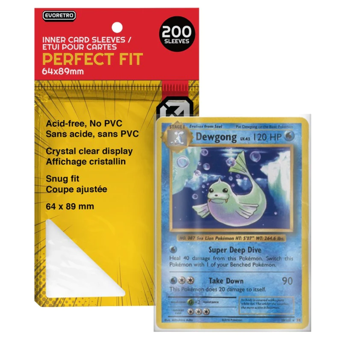 EVORETRO - clear perfect fit протектори (standard size)