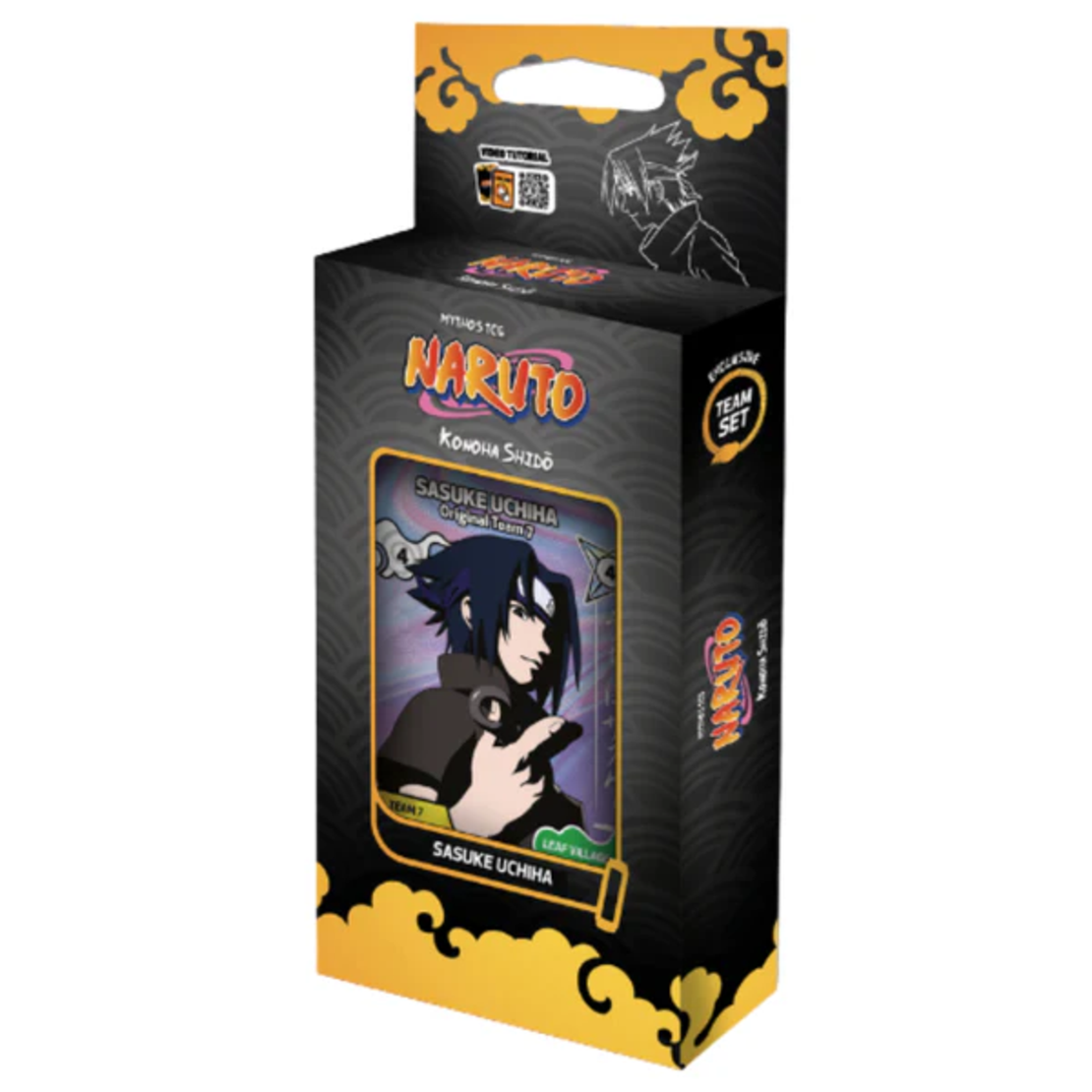 PRE-ORDER: Naruto Mythos TCG Konoha Shido: Стартово тесте за игра - Sasuke 2nd Edition