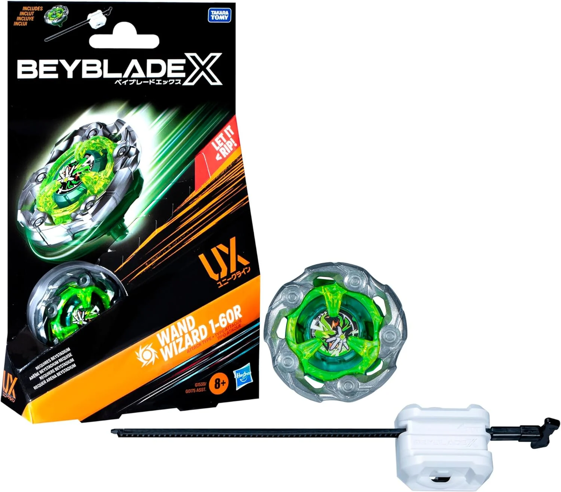 Beyblade X - Wand Wizard 1-60R UX Стартов пакет
