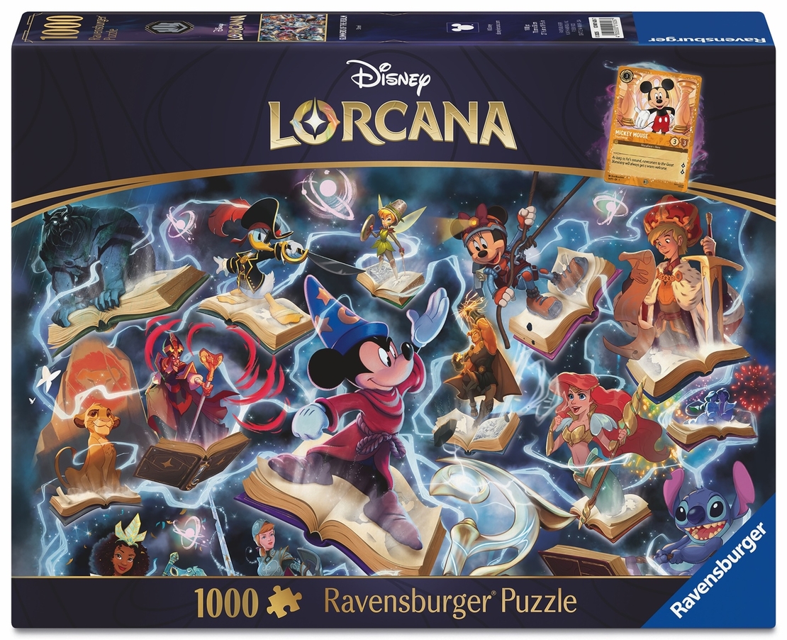 PRE-ORDER: Disney Lorcana -  Пъзел Glimmers of the Realm: Steel (1000 части)
