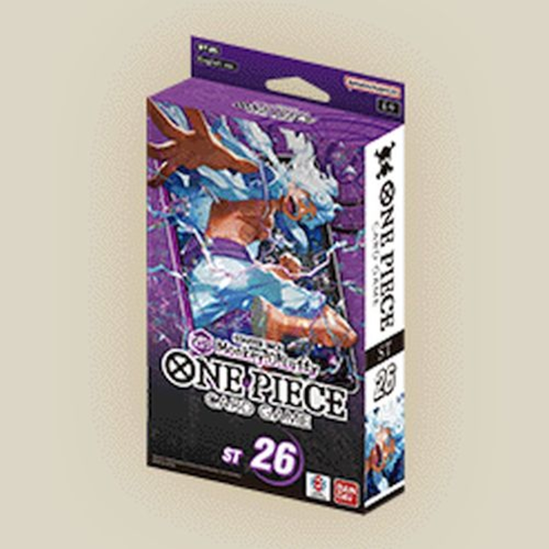 PRE-ORDER:One Piece Card Game - Стартово тесте за игра - Purple/Black Monkey.D.Luffy ST26