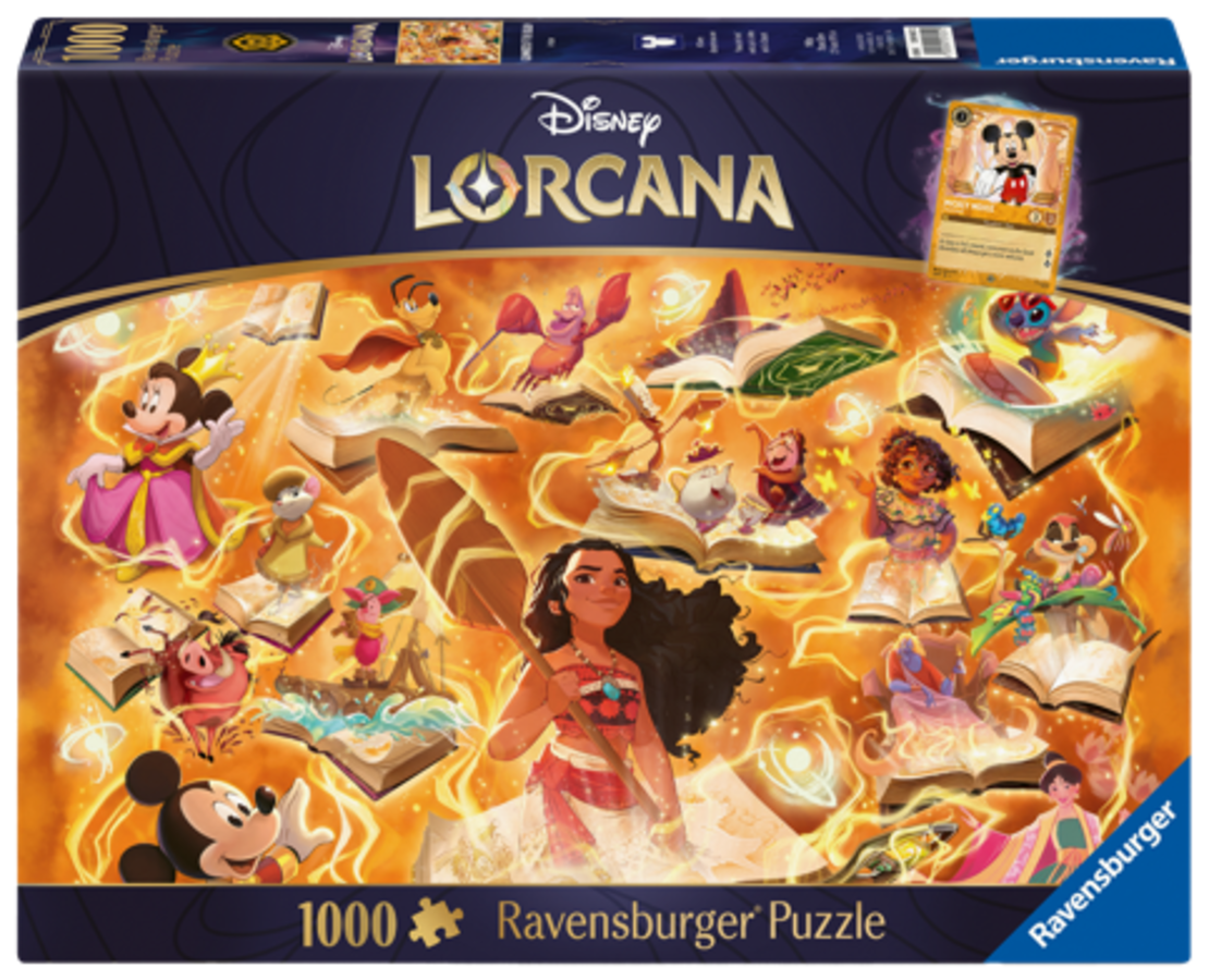 PRE-ORDER: Disney Lorcana -  Пъзел Glimmers of the Realm: Amber (1000 части)