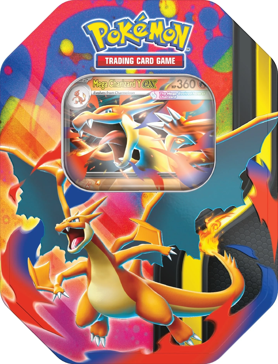 PRE-ORDER: Pokemon TCG - Mega Charizard Y Tin