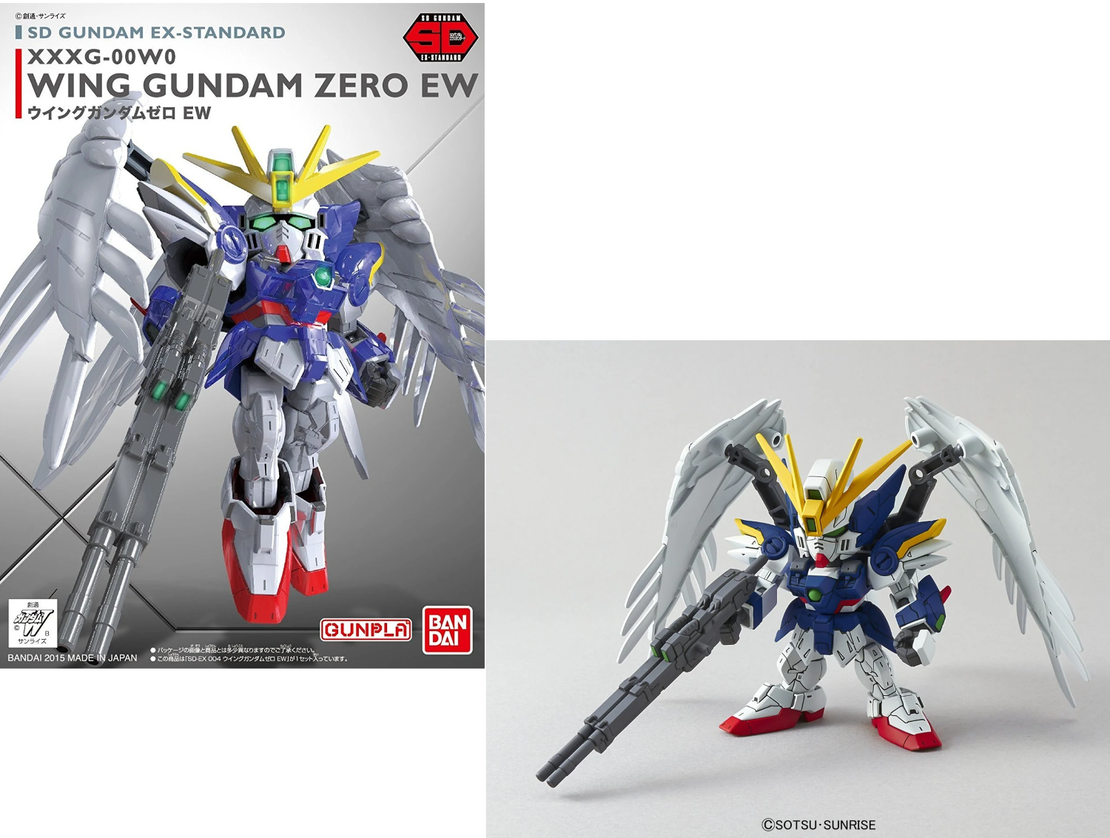 SD Gundam EX-Standard 004 Wing Gundam Zero (EW) - Model Kit Фигурка