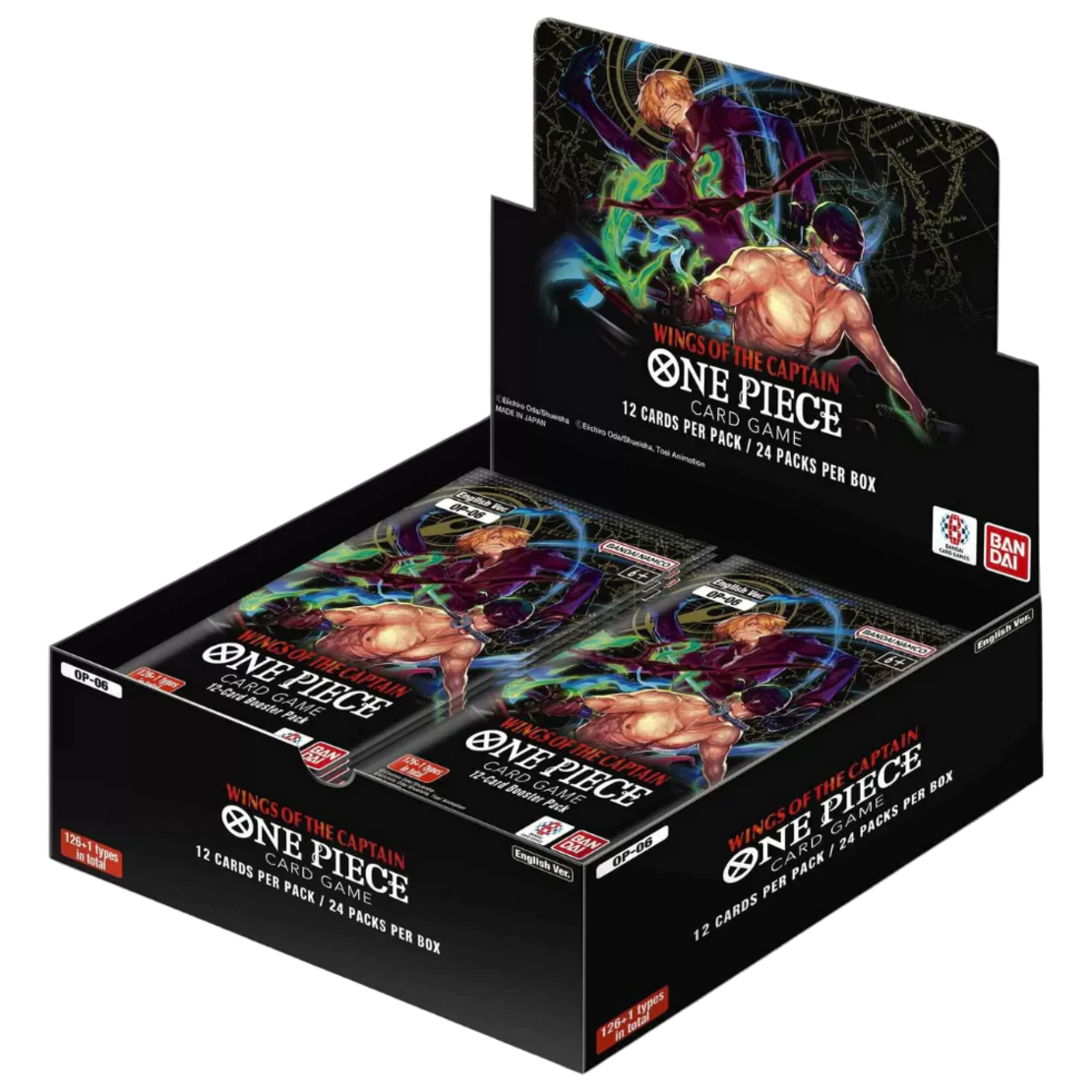 One Piece Card Game Wings of the Captainбустер кутия OP06 (24 бустера)