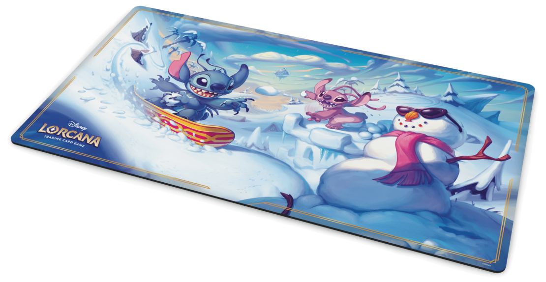 PRE-ORDER: Disney Lorcana TCG - Stitch and Angel in Winterspell Playmat (подложка за игра)