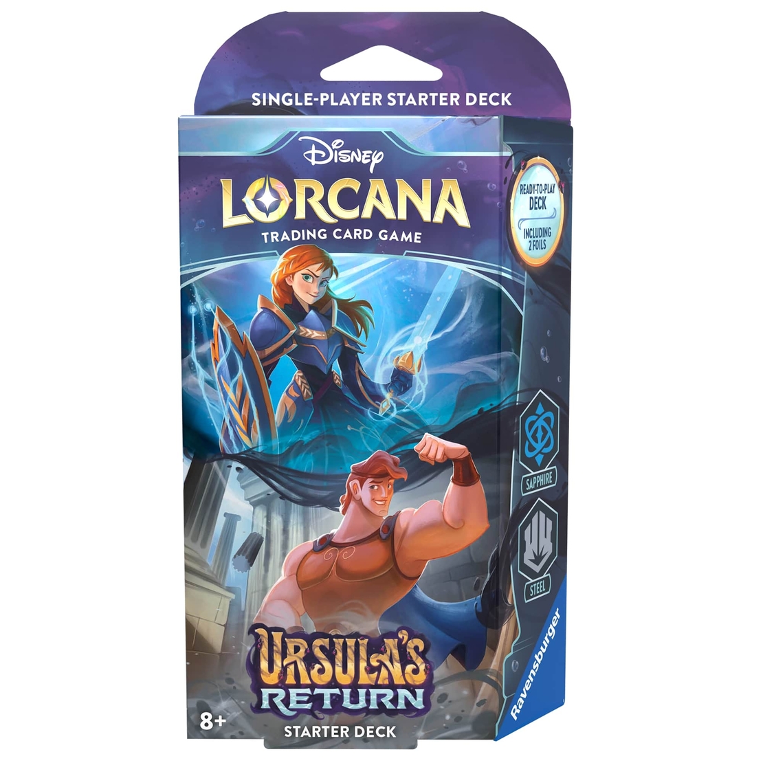 Disney Lorcana TCG: Стартово тесте за игра - Ursula's Return - Anna & Hercules