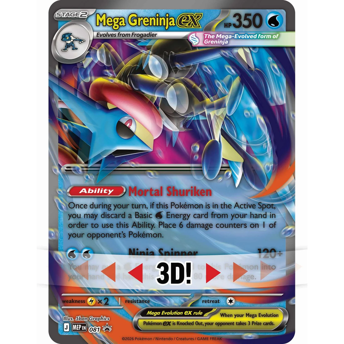 Pokemon TCG:  Mega Greninja ex Premium Collection