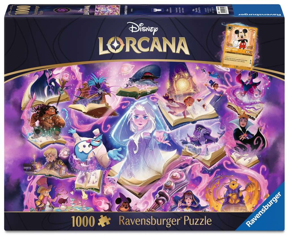 PRE-ORDER: Disney Lorcana -  Пъзел Glimmers of the Realm: Amethyst (1000 части)