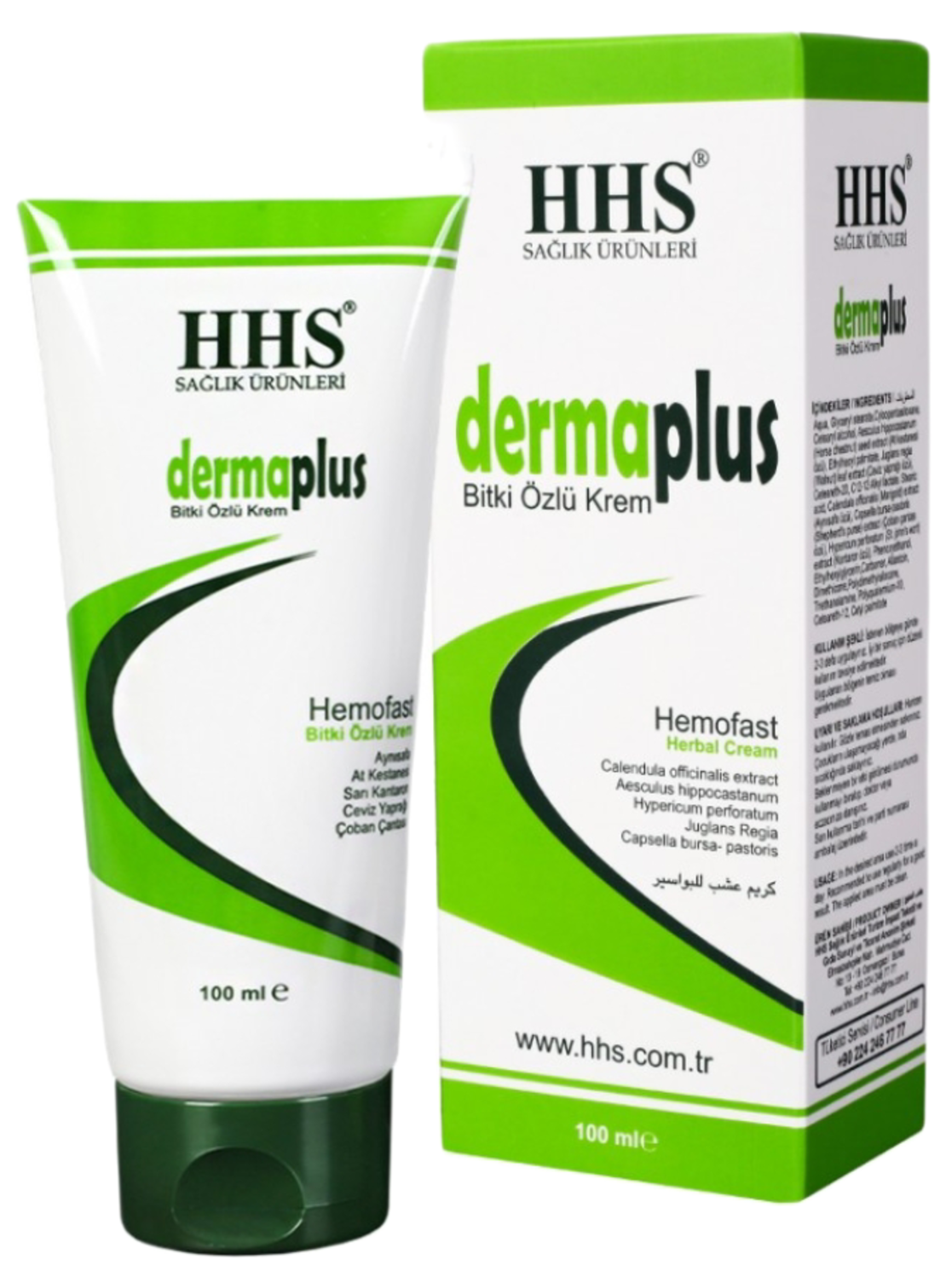 HHS Dermaplus Cream with Herbal Extract Hemofast