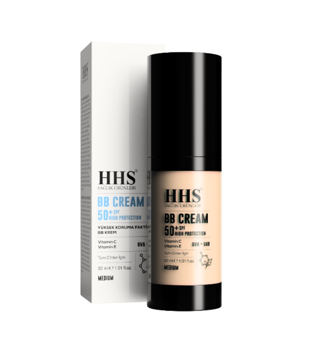 HHS BB Cream with Sun Filter 50+ SPF