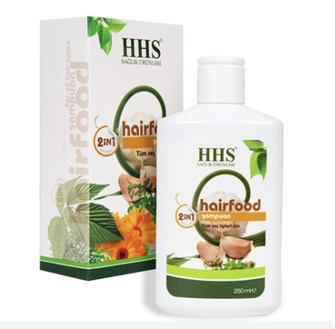 HHS Hairfood 2 в 1 шампоан с ментол 250 мл