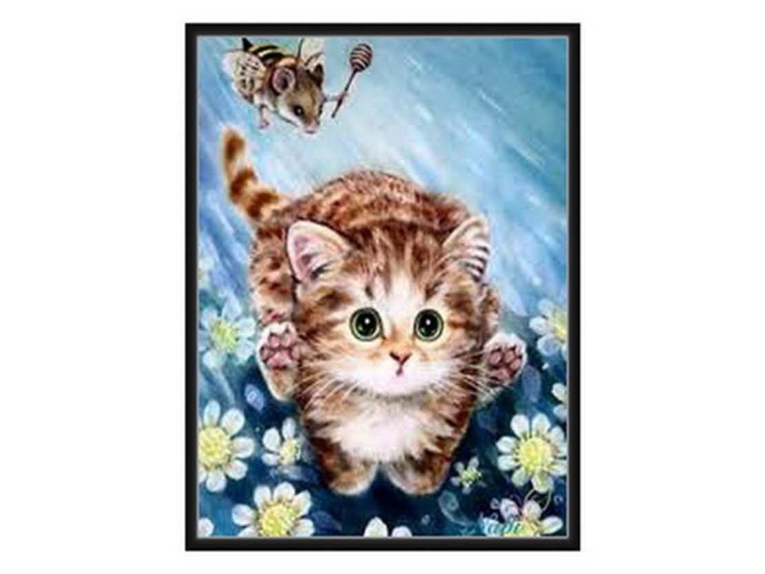 Коте и пчеличка