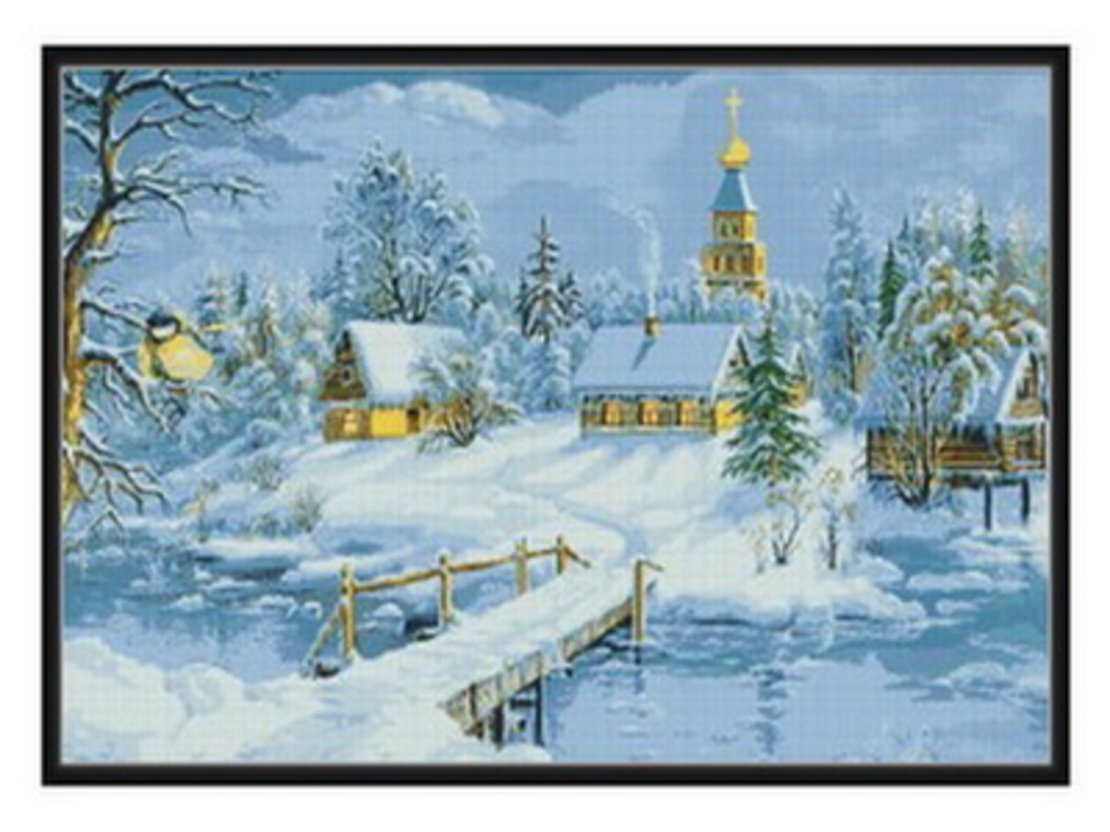 Зимна река 1:1