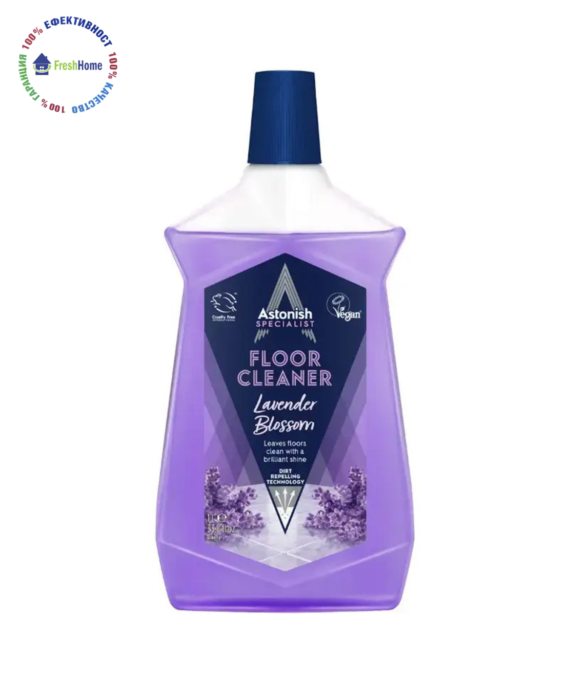 Astonish SPECIALIST FLOOR CLEANER Lavander Blossom универсален препарат за под с аромат на лавандула 1 л.