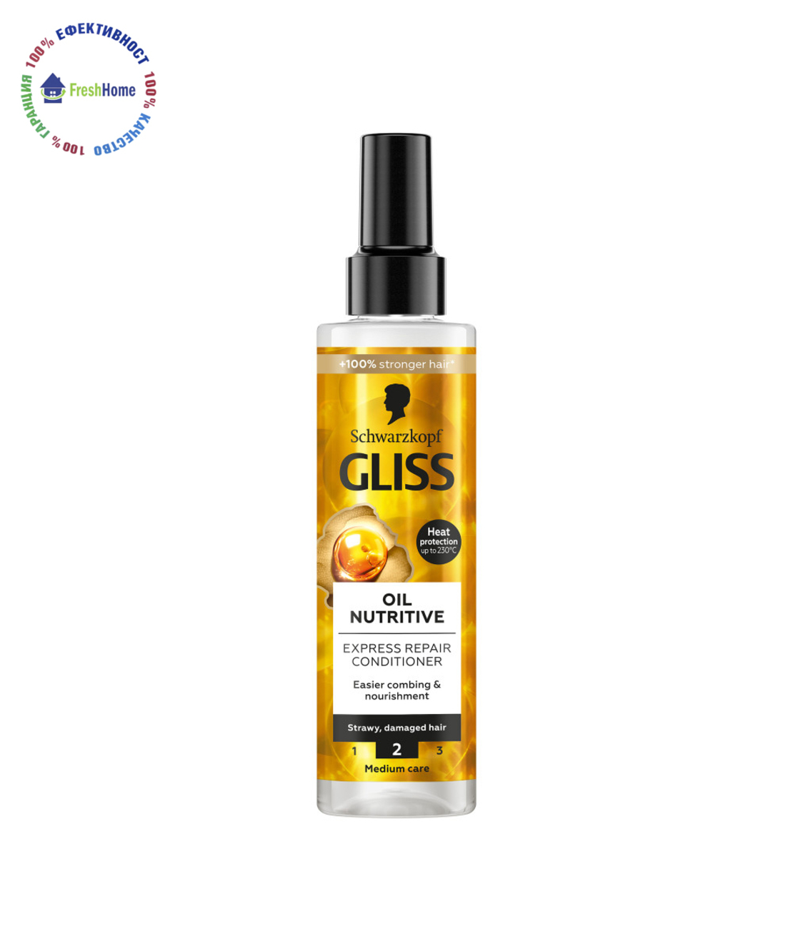 GLISS Schwarzkopf OIL NUTRITIVE спрей балсам за коса 200 мл.