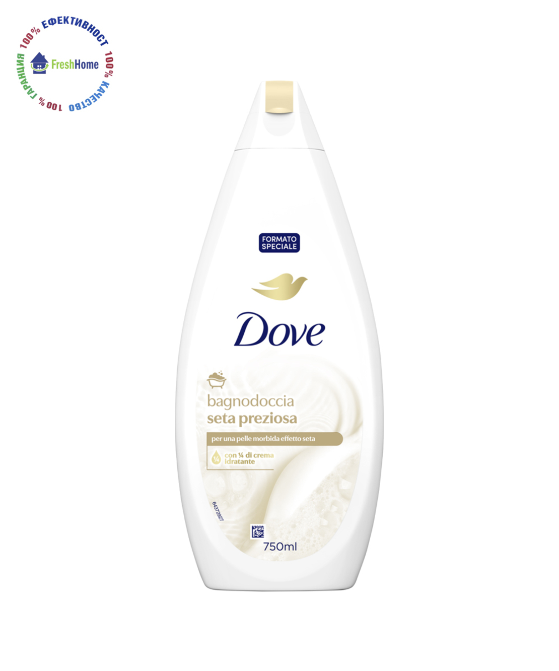 Dove badnodoccia Seta preziosa душ гел  750 мл.