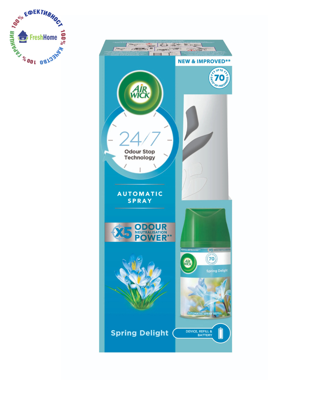 Air Wick SPRING DELIGHT машинка с освежител за въздух