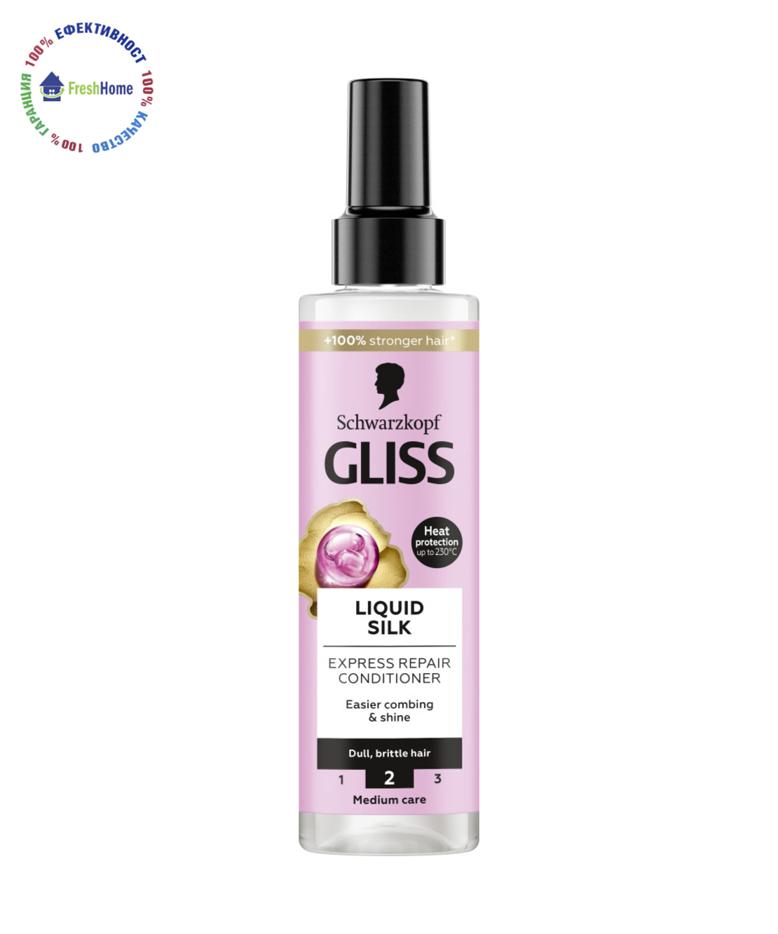 GLISS Schwarzkopf LIQUID SILK спрей балсам за коса 200 мл.