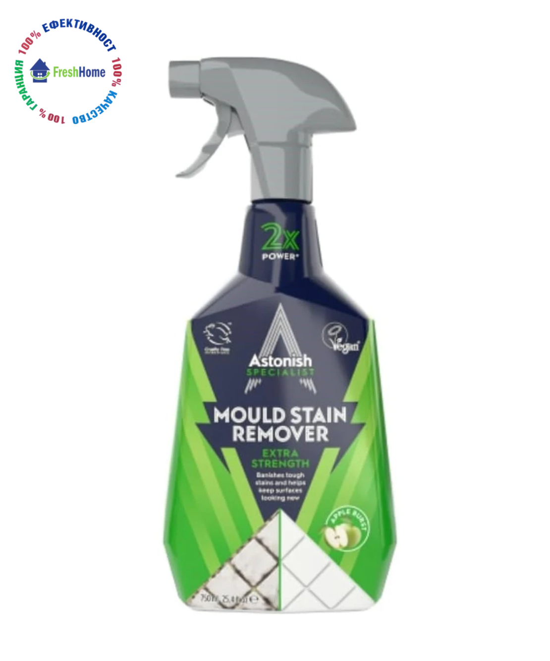 Astonish SPECIALIST Mould Stain Remover  – спрей за мухъл и плесен 750 мл