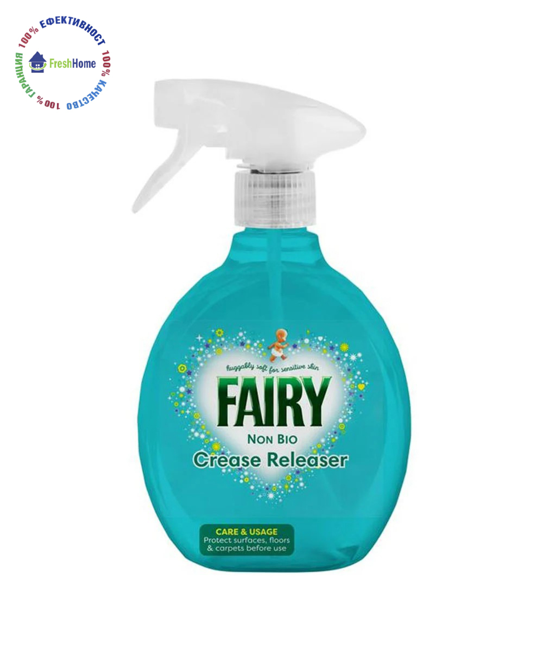Fairy Non Bio Crease Releaser Spray 500 ml – Спрей против гънки за дрехи