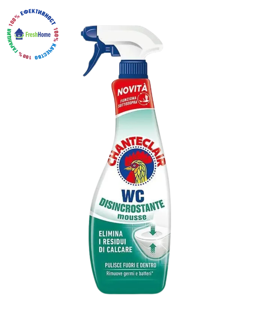 Chanteclair WC Disincrostante Mousse – пяна против варовик 625 мл