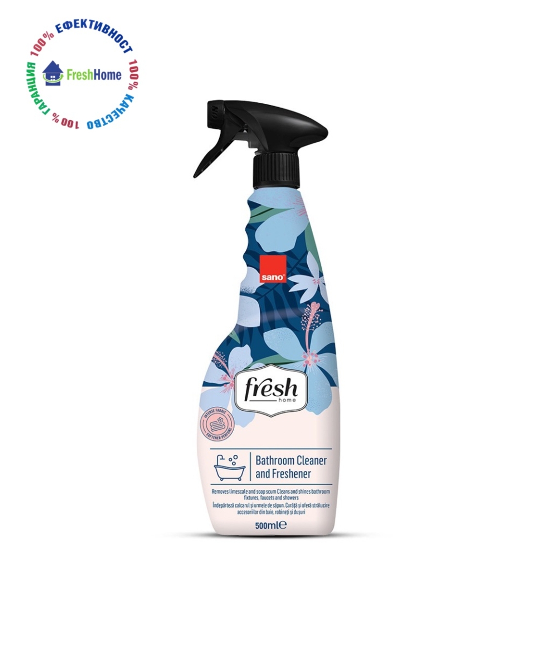 Sano Fresh Home Bathroom cleaner and freshener 500 ml. почистващ и ароматизиращ преяпарат