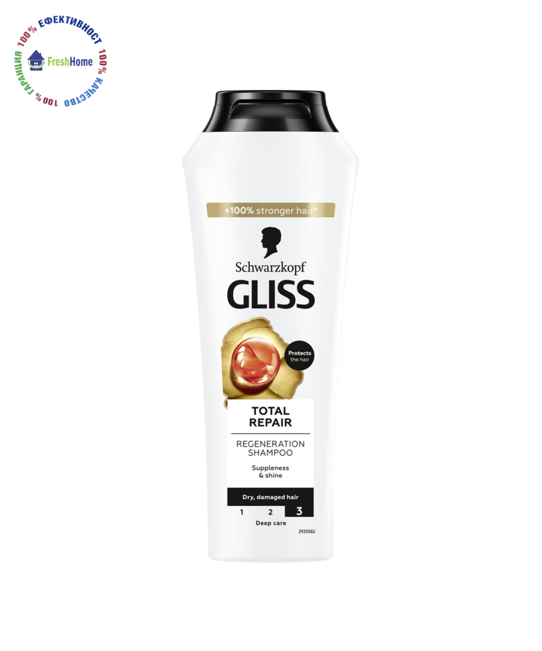 GLISS Schwarzkopf TOTAL REPAIR Шампоан 400 мл.