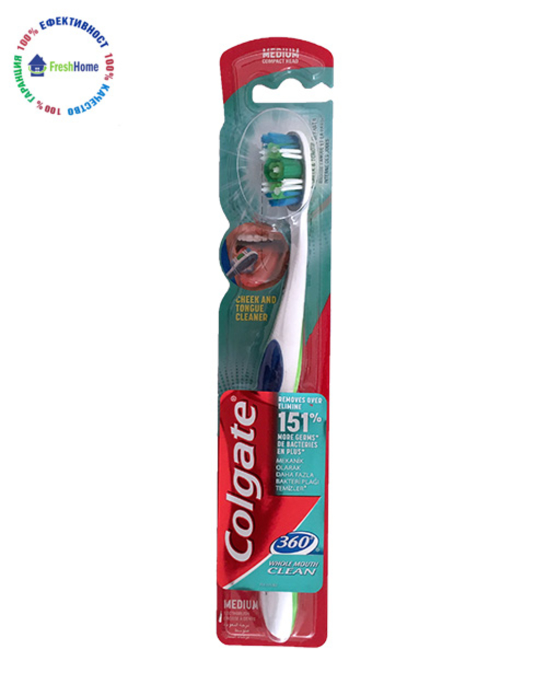 Четка за зъби Colgate 360 (medium)