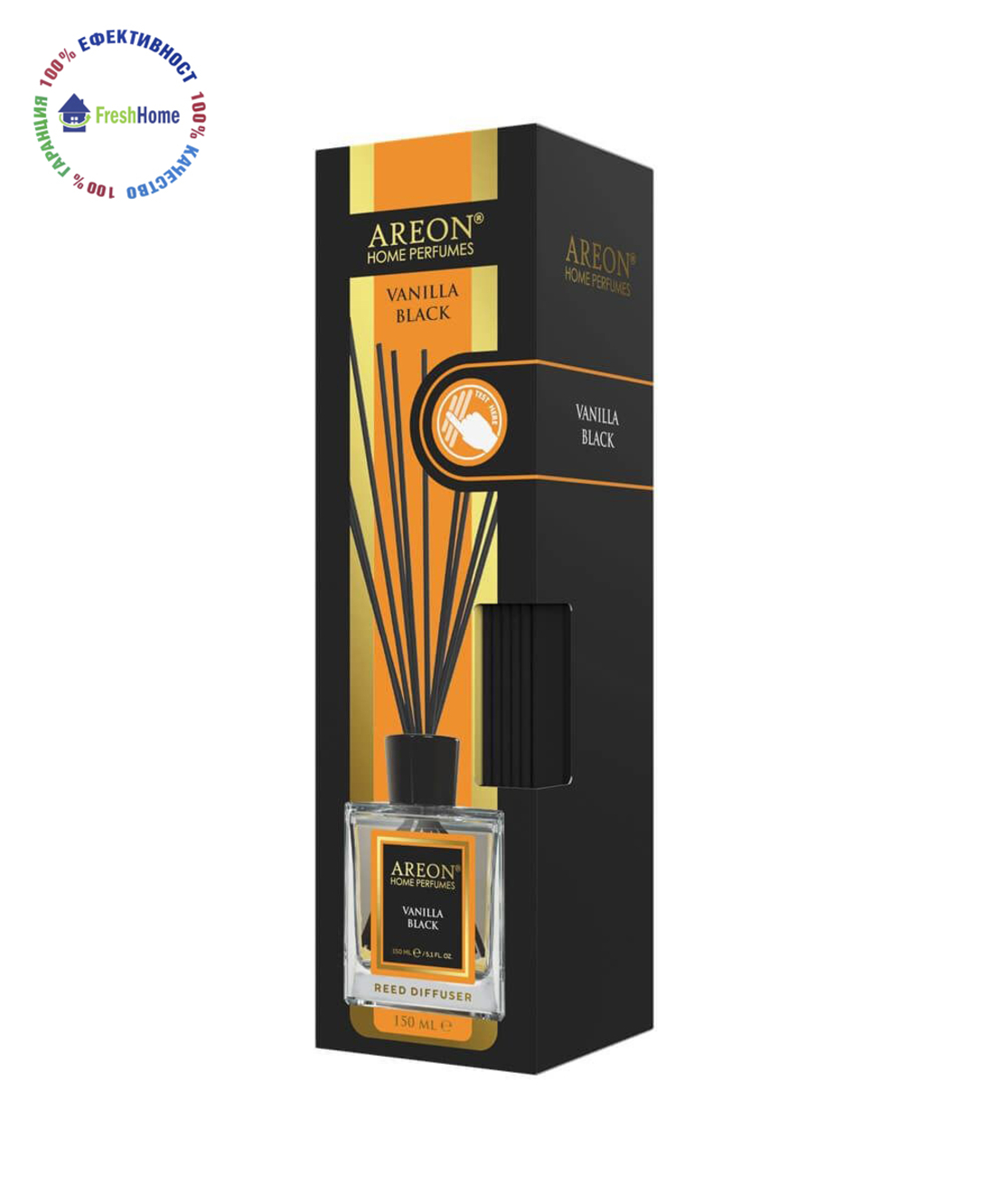 AREON HOME PERFUMES VANILLA BLACK 150 ml. парфюм за дома/ офиса