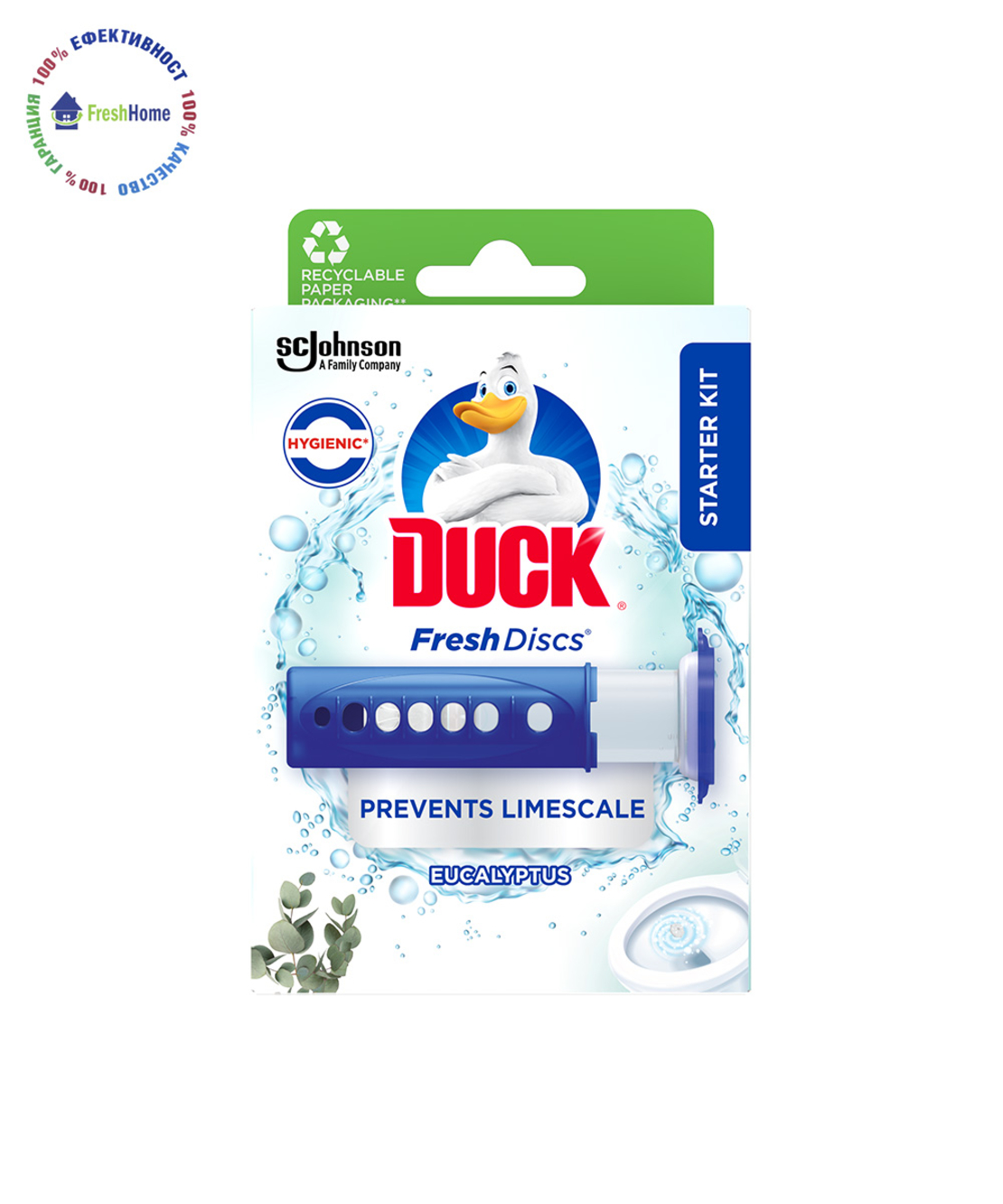 Duck Fresh Discs EUCALYPTUS starter kit 36 ml. свежи дискове с устройство